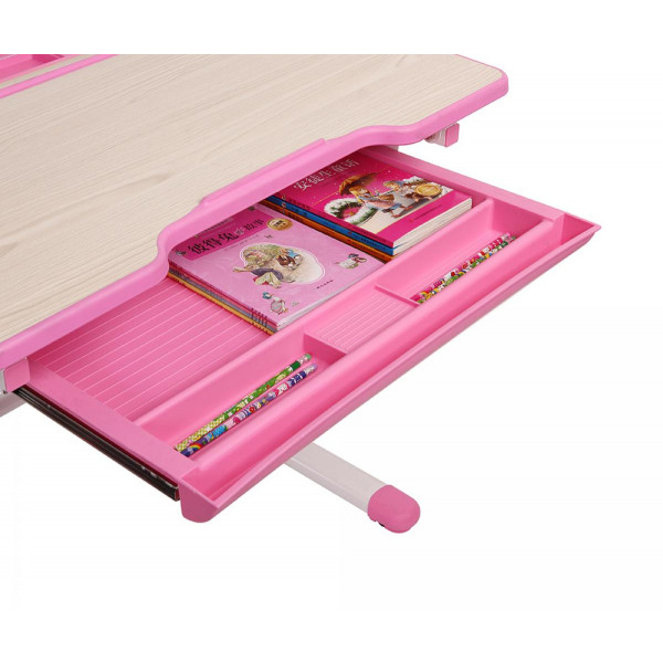 Фото - Комплект меблів шкільний 3 елементи FunDesk Piccolino III Pink