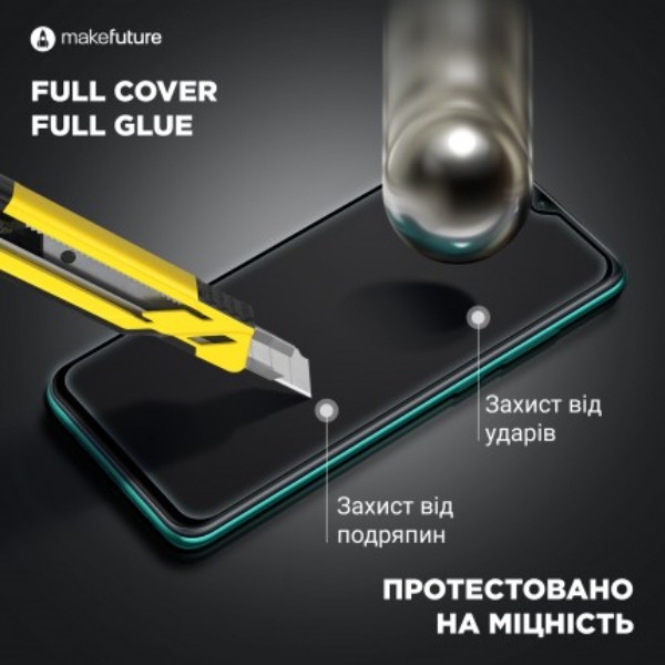 Фото - Захисне скло для смартфону MakeFuture Full Cover Full Glue Vivo Y31 (MGF-VY31)