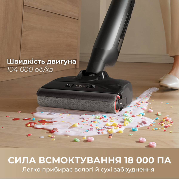Фото - Пилосос ручний миючий Mova M10 Black (HMH15A)