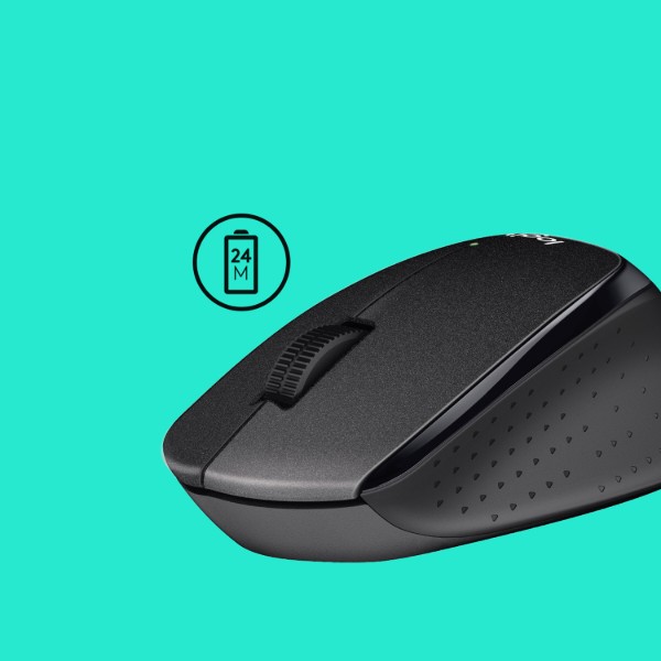 Фото - Мышь беспроводная Logitech B330 Silent Plus (910-004913) Black USB