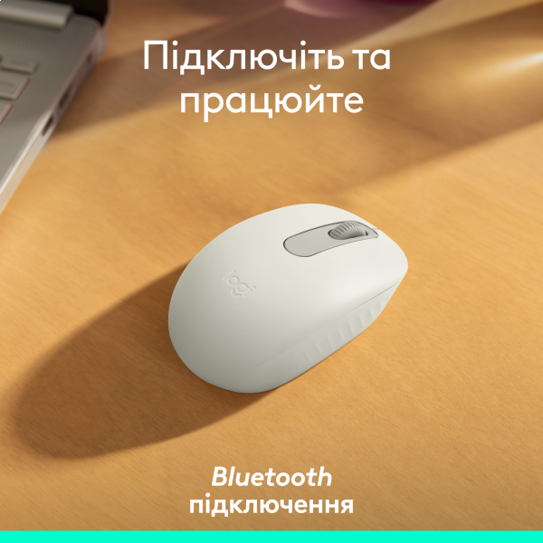 Фото - Миша бездротова Logitech M196 Bluetooth Mouse Off White (910-007460)