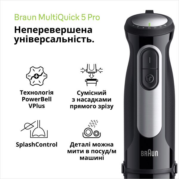 Фото - Блендер міні-комбайн Braun MQ 55254 MBK
