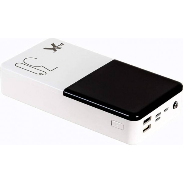 Фото - Батарея мобільна PowerX 30000mAh LCD Screen White (Q500)