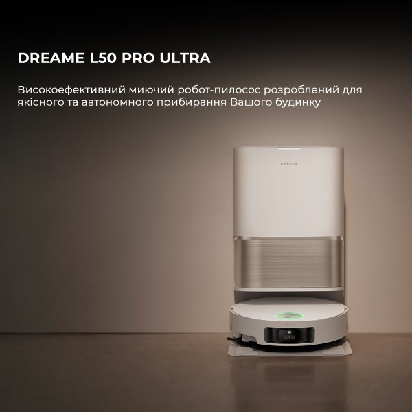 Фото - Уцінка - Робот-пилосос миючий Dreame L50 Pro Ultra