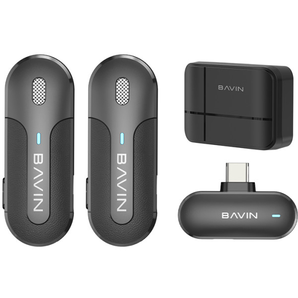 Фото - Мікрофон для смартфона Bavin MP-102 Type-C Black (MP-102 BK)