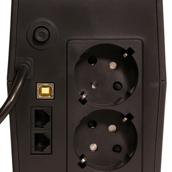 Фото - Источник бесперебойного питания GEAR 800VA LCD plastic RJ45+USB (GU-800PLCD)