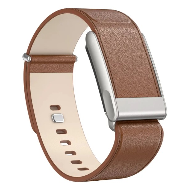Фото - Ремешок для фитнес-браслета Armorstandart Leather Loop for Whoop MG Chestnut with Silver (ARM93095)