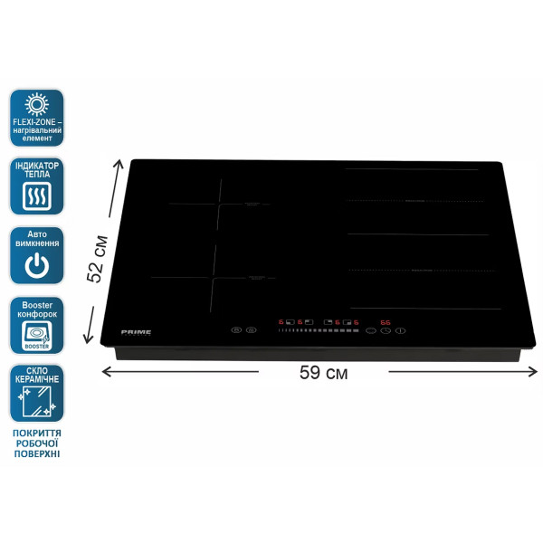 Фото - Варильна поверхня електрична Prime Technics PIH 724 B