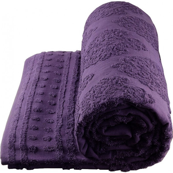 Фото - Покрывало двуспальное GM Textile махровое жаккардовое виноградное 200х220