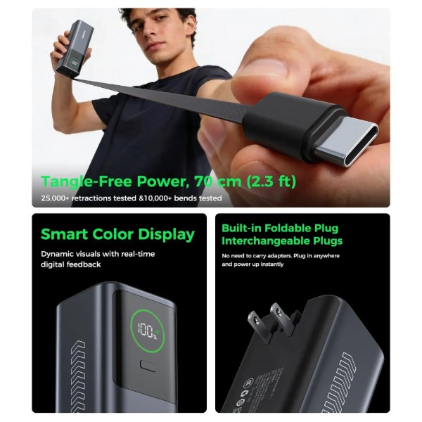 Фото - Батарея мобильная Choetech PD100W 20000mAh (B1012)