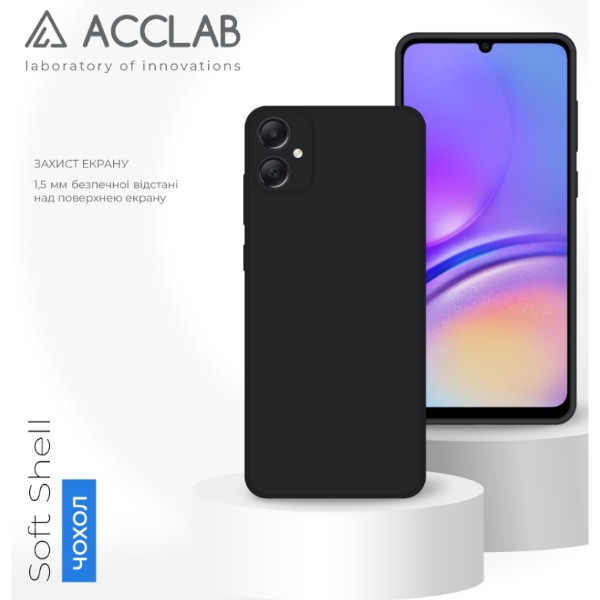 Фото - Чехол для смартфона ACCLAB SoftShell for Samsung Galaxy A06 Black (1283126611780)