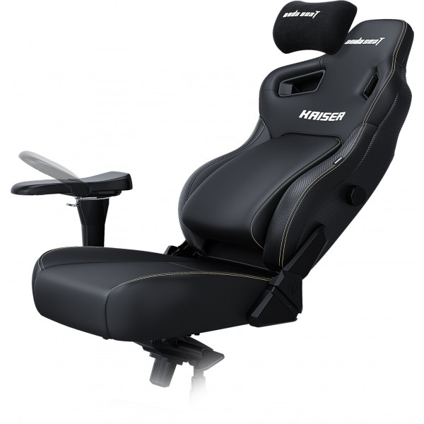 Фото - Крісло для геймерів Anda Seat Kaiser 4 Size L Black Premium PVC (AD12YDDC-L-20-B-PV/C)