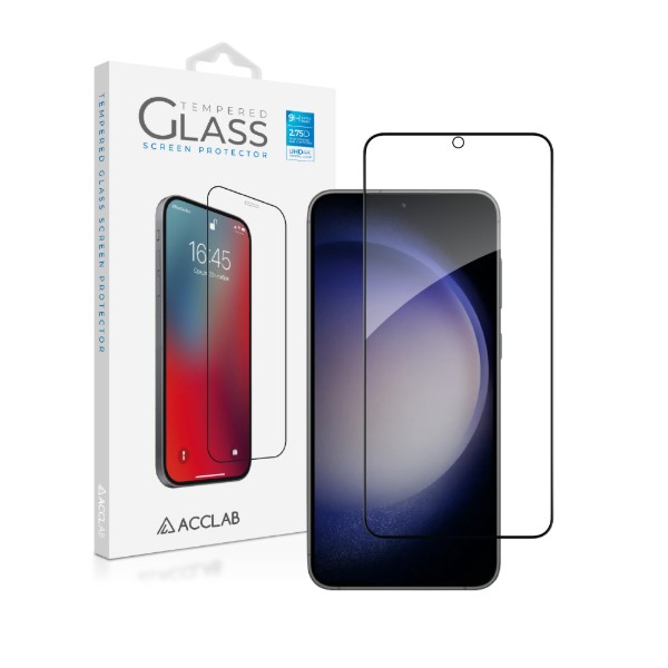 Фото - Защитное стекло для смартфона ACCLAB Full Glue for Samsung S23 Black (1283126559624)