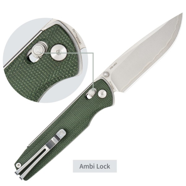 Фото - Нож туристический SRM Terrier 258L-MG2 Green