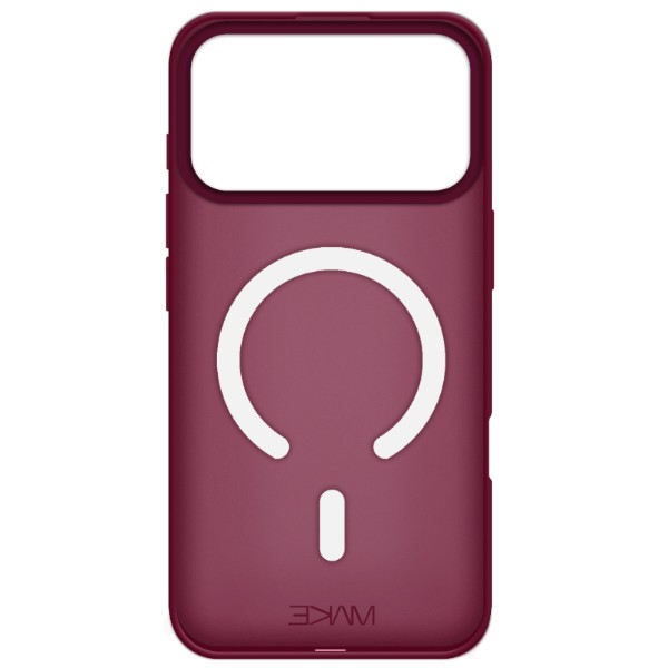 Фото - Чохол для смартфона MAKE Aura Magnet for Apple iPhone 18 Pro Max/17 Pro Max, Burgundy (MCLAM-AI18PM/17PMRD)