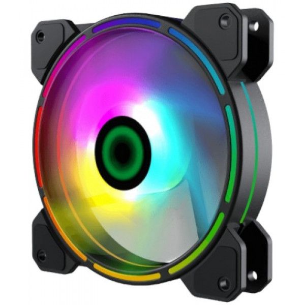 Фото - Корпусний вентилятор Gamemax FN-12Rainbow-D