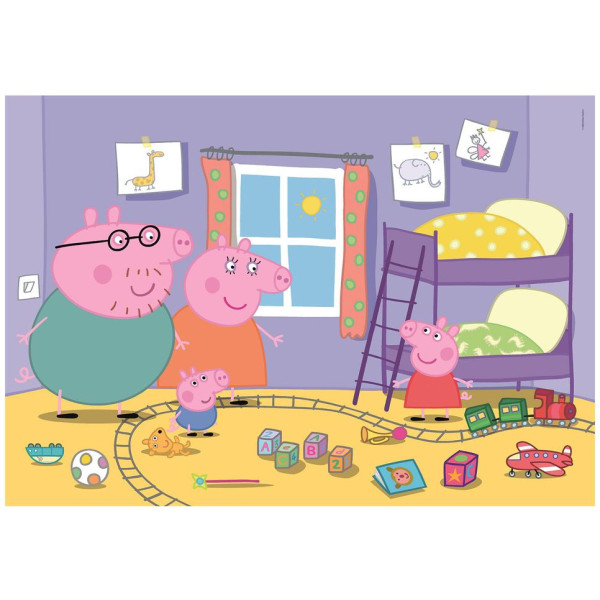 Фото - Пазли (3-4 роки) Clementoni Peppa Pig серія MAXI 60 ел. (26438)