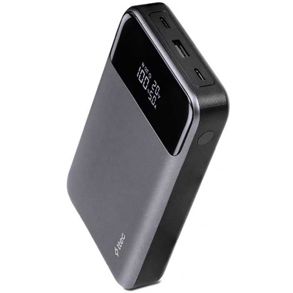 Фото - Батарея мобільна Ttec 20000mAh ReCharger Pro LCD PD 130W Space Gray (2BB218UG)