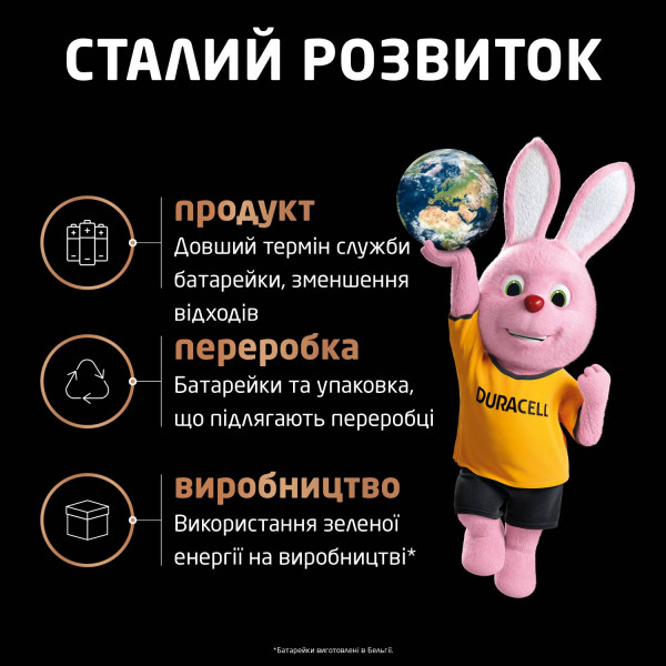 Фото - Батарейка тип AAA Duracell LR03 KPD 08*10 OPTIMUM УП. 1X8 ШТ