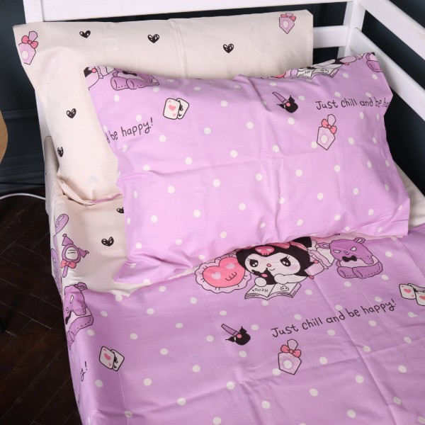 Фото - Комплект постельного белья MirSon Бязь Kids Time 17-0822 Kuromi 175х210 см (2200011553191)