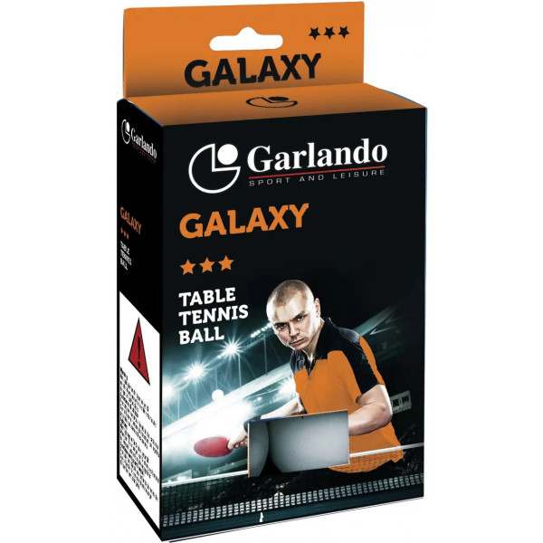 Фото - Набір м'ячів для настільного тенісу Garlando Garlando Galaxy 3 Stars 6 шт. (2C4-119)