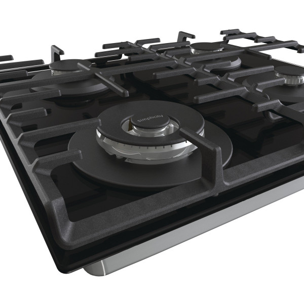 Фото - Уценка - Варочная панель газовая Gorenje GKTW642SYB Black