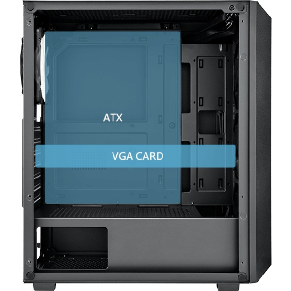 Фото - Корпус FSP CMT218AB без БП ATX Black