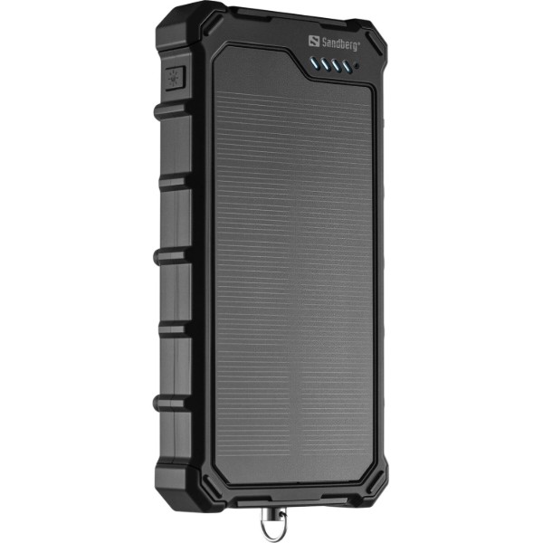 Фото - Батарея мобільна Sandberg 10000mAh 22,5W PD Solar Powerbank CampLED, USB-A,USB-C In/Out, PowerThru (421-23)