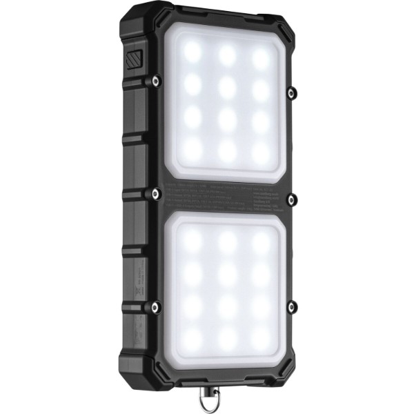 Фото - Батарея мобільна Sandberg 10000mAh 22,5W PD Solar Powerbank CampLED, USB-A,USB-C In/Out, PowerThru (421-23)