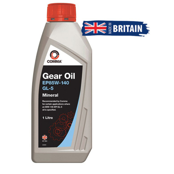 Фото - Олива для авто COMMA EP85W-140 GEAR OIL 1л (HMG1L)