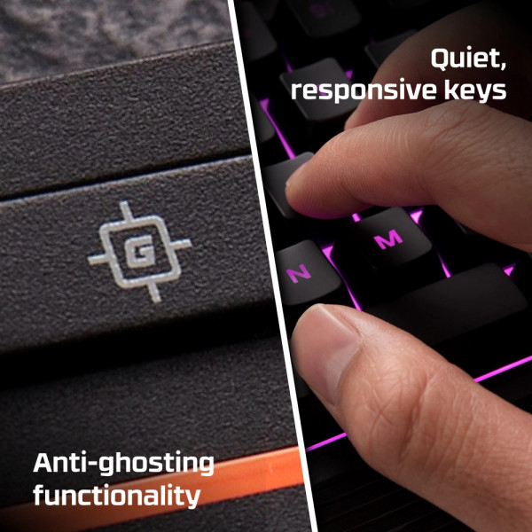 Фото - Клавіатура дротова ігрова HyperX Alloy Core RGB Black UA USB (4P4F5AA)