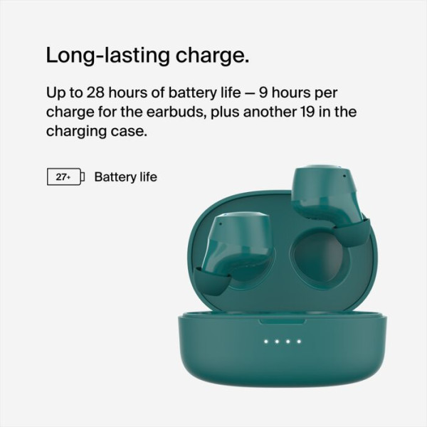 Фото - Наушники вкладыши беспроводные TWS Belkin Soundform Bolt True Wireless Turquoise (AUC009BTTE)