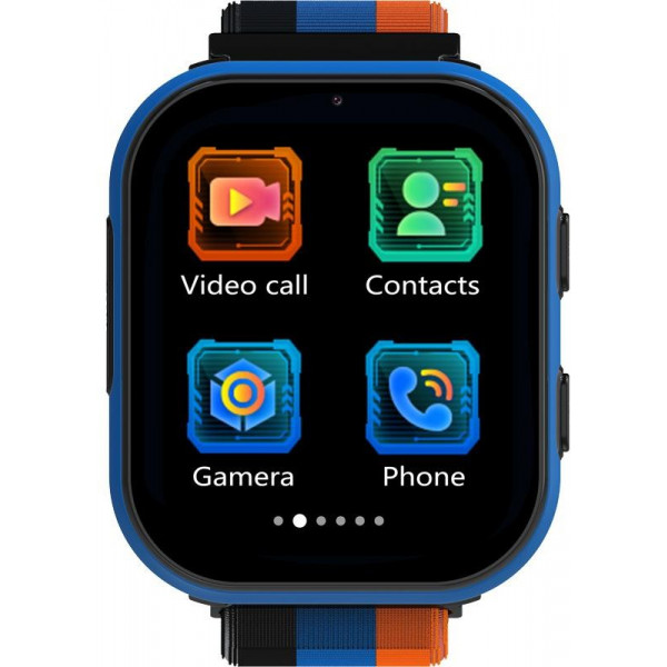 Фото - Дитячий годинник Gelius GP-PK008 (Rainbow) GPS/4G Black