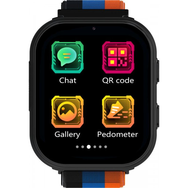 Фото - Дитячий годинник Gelius GP-PK008 (Rainbow) GPS/4G Black