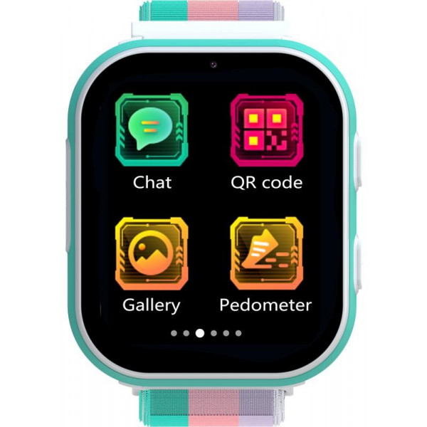 Фото - Уцінка - Дитячий годинник Gelius GP-PK008 (Rainbow) GPS/4G White