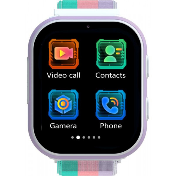 Фото - Уцінка - Дитячий годинник Gelius GP-PK008 (Rainbow) GPS/4G White
