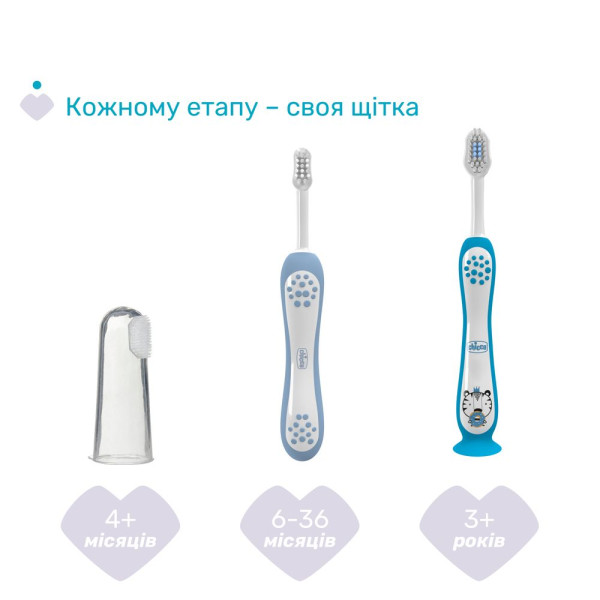 Фото - Зубная щетка мануальная детская Chicco Дорожный набор от 6 мес. + паста (мальчик) (12098.00)