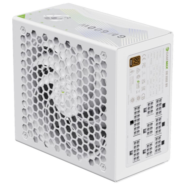 Фото - Блок живлення для ПК Gamemax GM 600B WH Fully-modular New