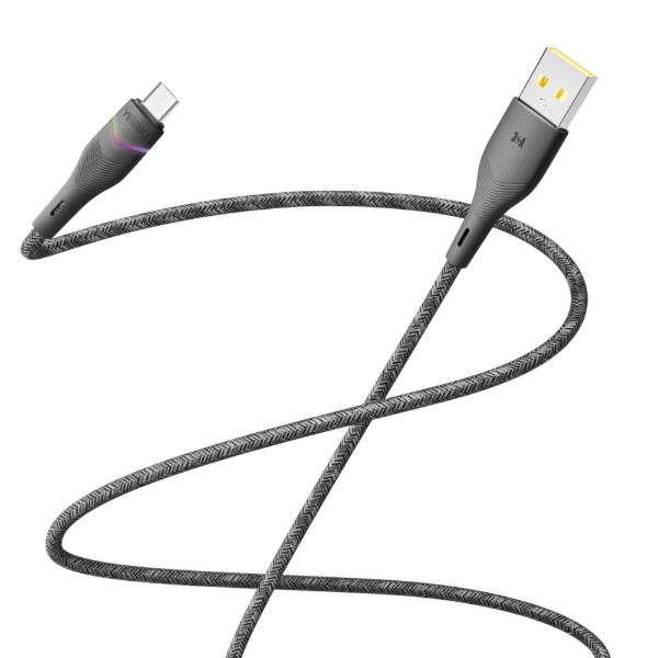 Фото - Кабель YOKI RGB Micro 3A 1.2m Black (YK-RG24)