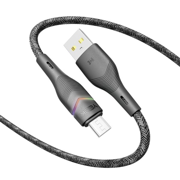 Фото - Кабель YOKI RGB Micro 3A 1.2m Black (YK-RG24)