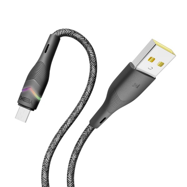 Фото - Кабель YOKI RGB Micro 3A 1.2m Black (YK-RG24)