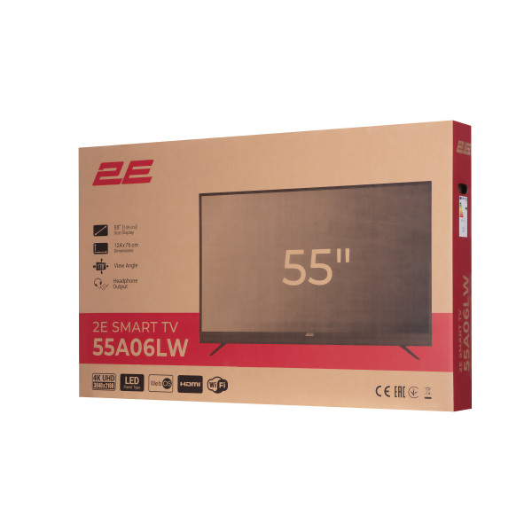 Фото - Телевизор 2E 2E-55A06LW