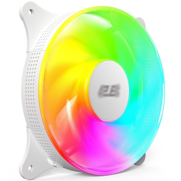 Фото - Корпусний вентилятор 2E GAMING Air Cool (2E-ACF120VW-ARGB) White