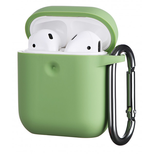Фото - Чохол для навушників 2E for Apple AirPods Pure Color Silicone 3.0mm Light Green (2E-AIR-PODS-IBPCS-3-LGR)
