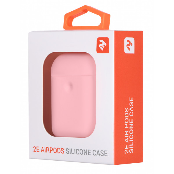 Фото - Чохол для навушників 2E for Apple AirPods Pure Color Silicone 3.0mm Light Pink (2E-AIR-PODS-IBPCS-3-LPK)