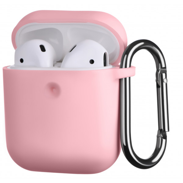 Фото - Чохол для навушників 2E for Apple AirPods Pure Color Silicone 3.0mm Light Pink (2E-AIR-PODS-IBPCS-3-LPK)