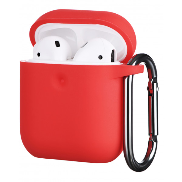 Фото - Чохол для навушників 2E for Apple AirPods Pure Color Silicone 3.0mm Red (2E-AIR-PODS-IBPCS-3-RD)