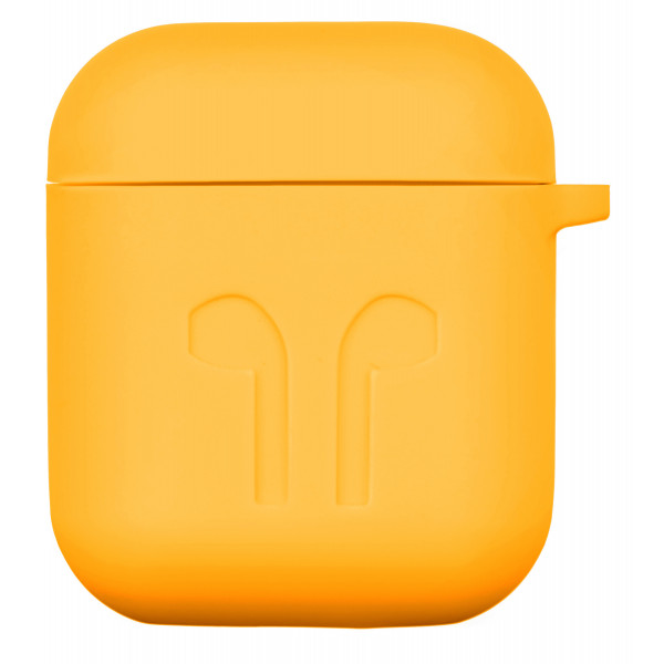 Фото - Чехол для наушников 2E for Apple AirPods Pure Color Silicone Imprint 1.5mm Yellow (2E-AIR-PODS-IBSI-1.5-YW)