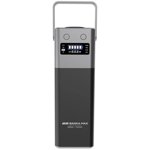 Фото - Зарядная станция универсальная 2E BANKA MAX 200 Вт 192 Вт·ч MPPT быстрая зарядка (2E-PPS02019)