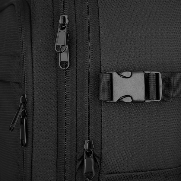 Фото - Рюкзак для ноутбуку 2E Trek Cabin size EXP, 17/23л Black (2E-BPET-CABIN-BK)